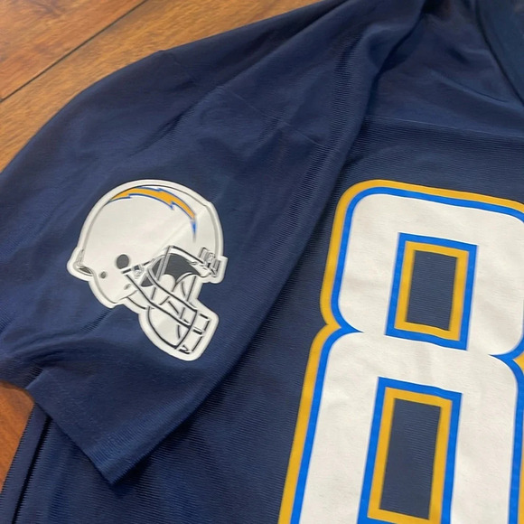 NFL TEAM APPAREL ANTONIO GATES 85 SAN DIEGO CHARGERS FOOTBALL JERSEY SIZE XL - Picture 7 of 8